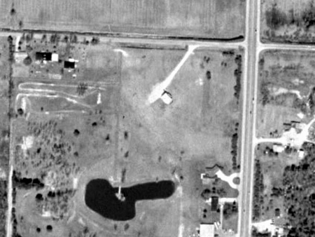 Bay Drive-In Theatre - Aerial - Photo From Terraserver